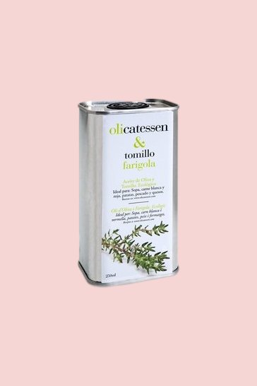 Organic Olive Oil with Thyme Olicatessen 250 ml