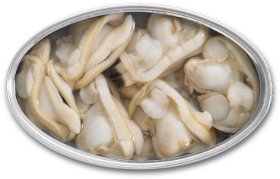 White clams can contents