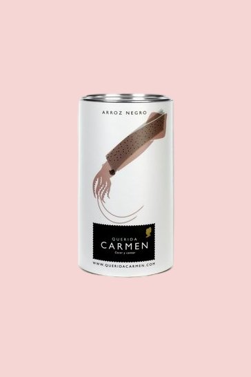Black rice paella Querida Carmen