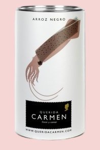 Black rice paella Querida Carmen