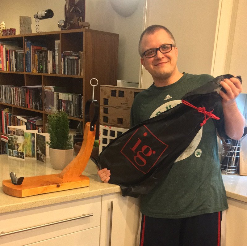 My x-mas jamon is finally here, thanks to @ibergour. So excited! Pata Negra ftw. #jamon #Christmas #joulukinkku