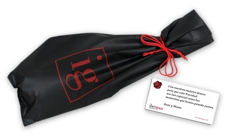 Jamón de Jabugo 5 Jotas in an IberGour wrapping, as a gift
