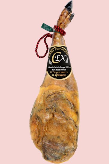 Prosciutto Pata Negra de Cebo - intero 9.0 Kg - Etichetta Bianca