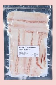Pata Negra Iberico Bellota Bacon - Sliced