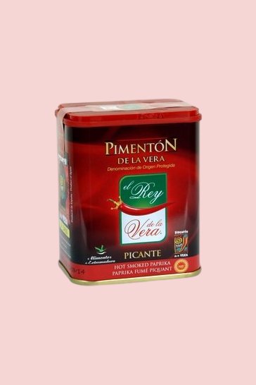 Spanish Hot Smoked Paprika de la Vera El Rey 75 gr